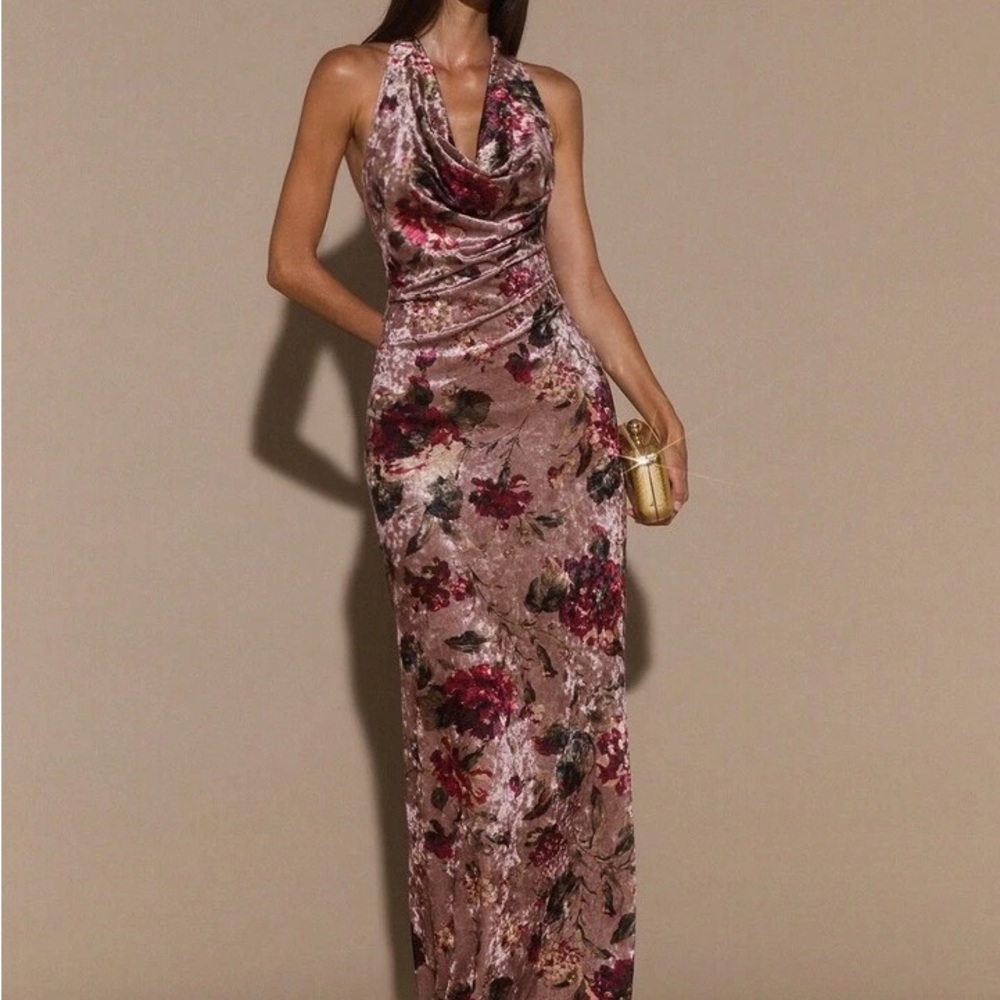 Floral Sleeveless Maxi Dress